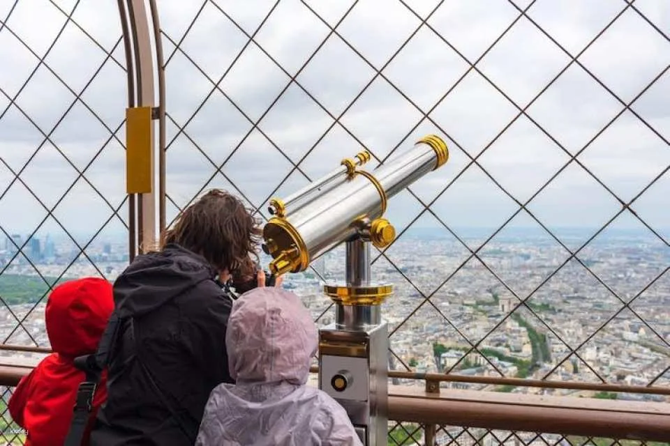 Eiffel Tower 2nd floor access with audio guide