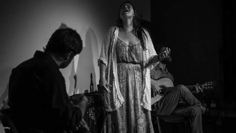 Live Fado performance with Port wine