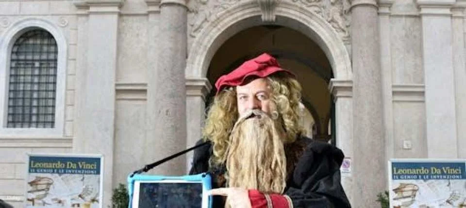 Leonardo da Vinci Rome treasure hunt game