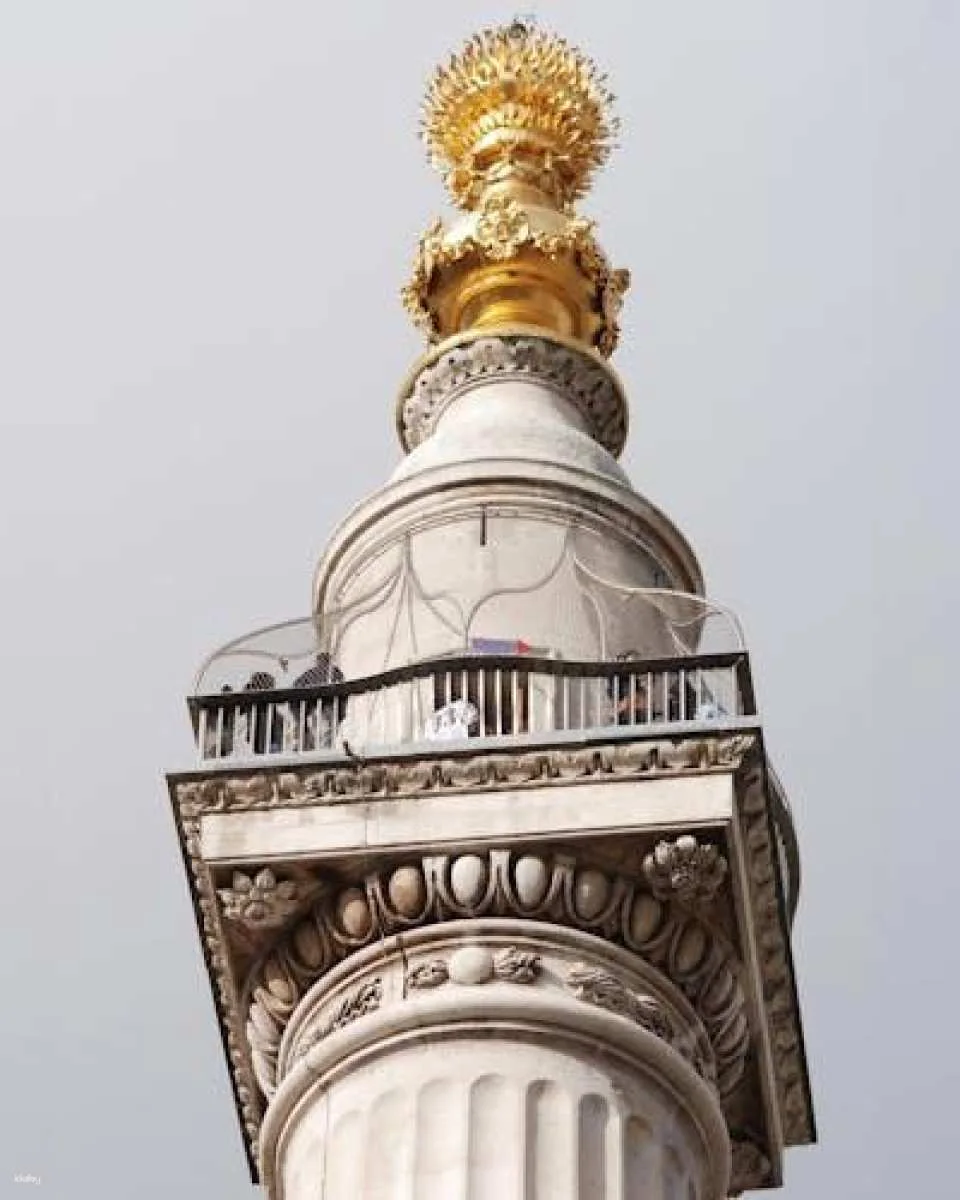 The Monument of the Great Fire of London audio-guided tour