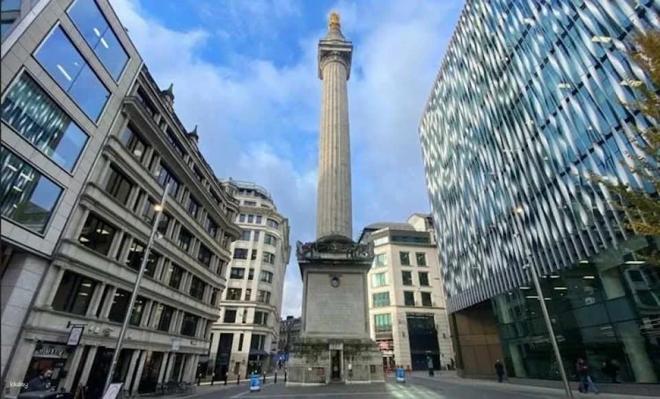 The Monument of the Great Fire of London audio-guided tour