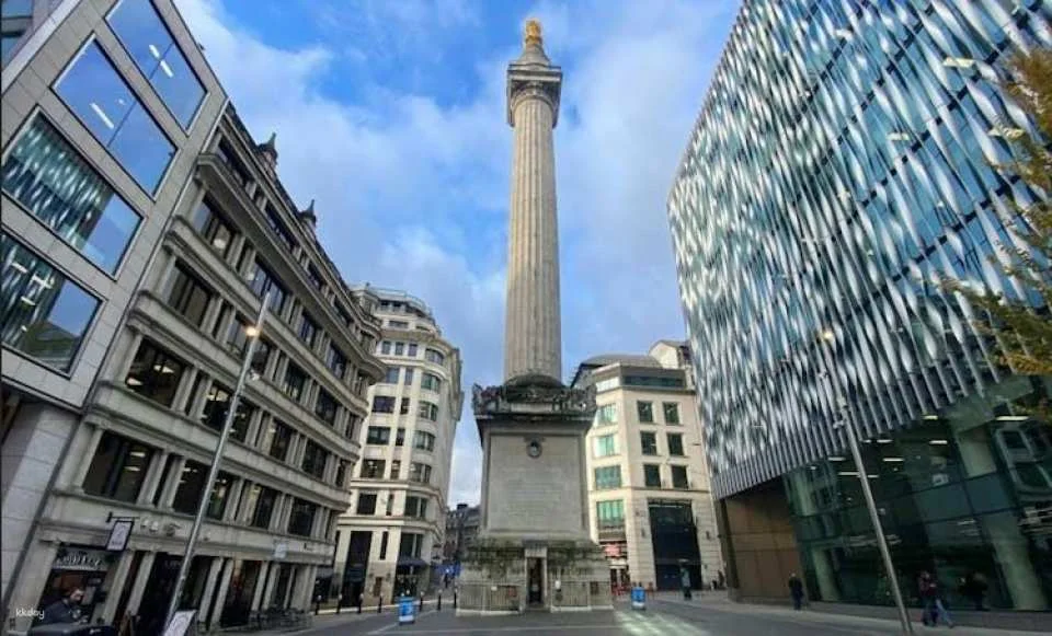 The Monument of the Great Fire of London audio-guided tour