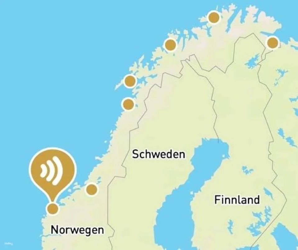 Self-guided tour of Norway's coastal cities with GPS audio guide