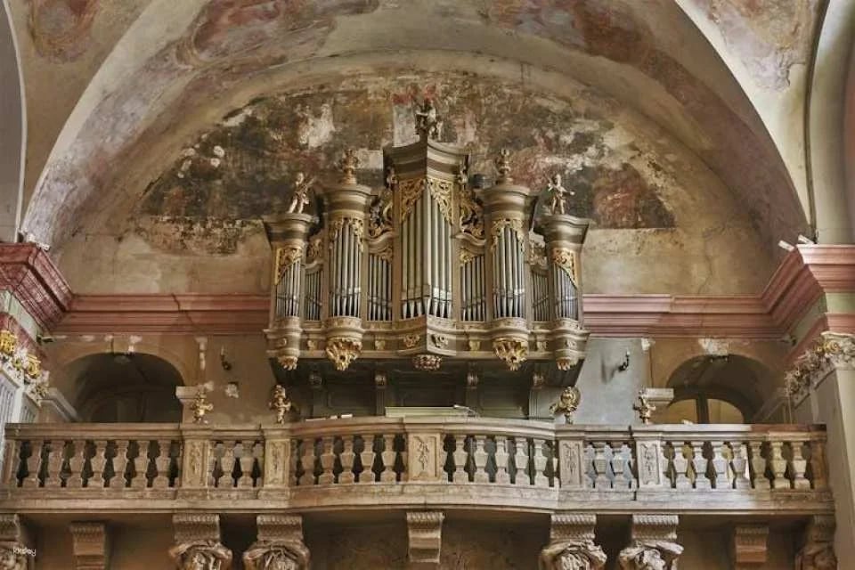 Entrance ticket for St. Michael's Church organ concert in Budapest