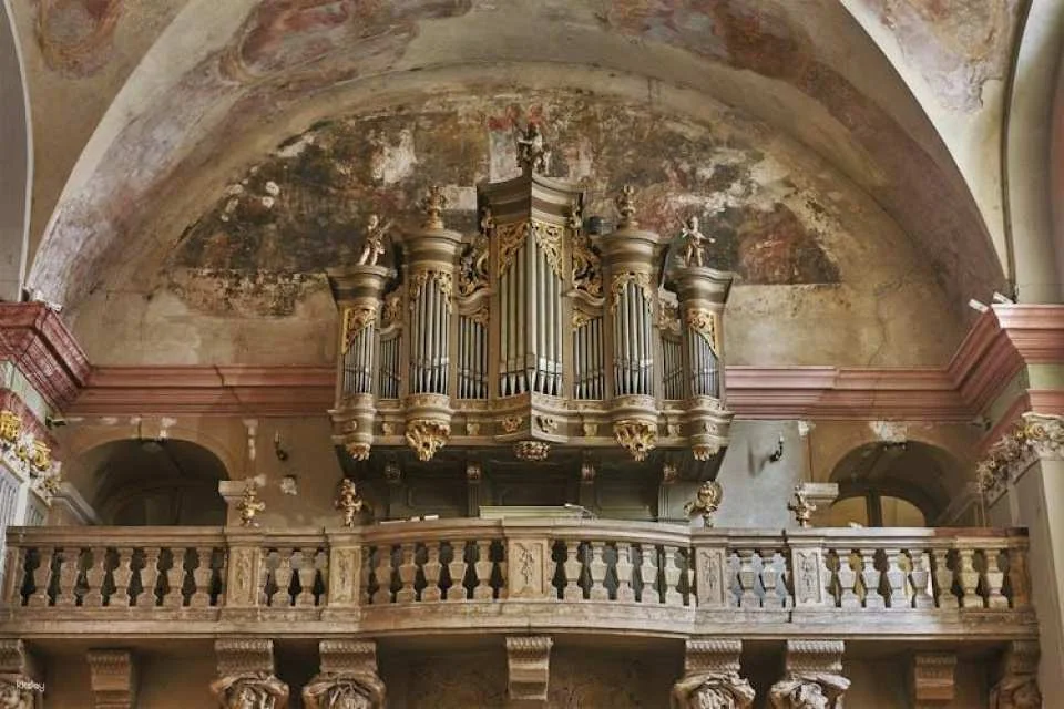 Entrance ticket for St. Michael's Church organ concert in Budapest