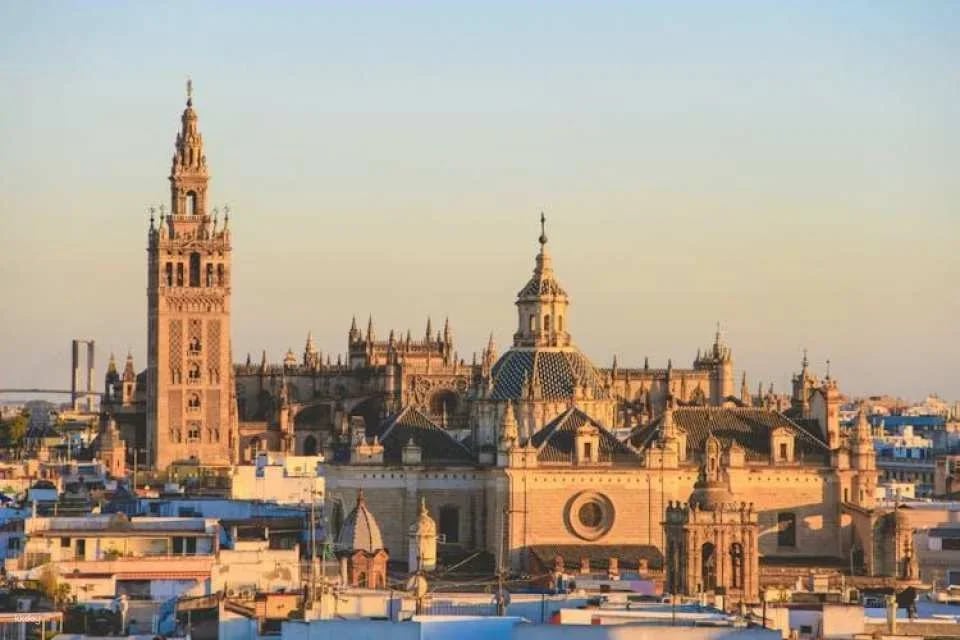 Guided tour of Real Alcázar of Seville, Cathedral and Giralda