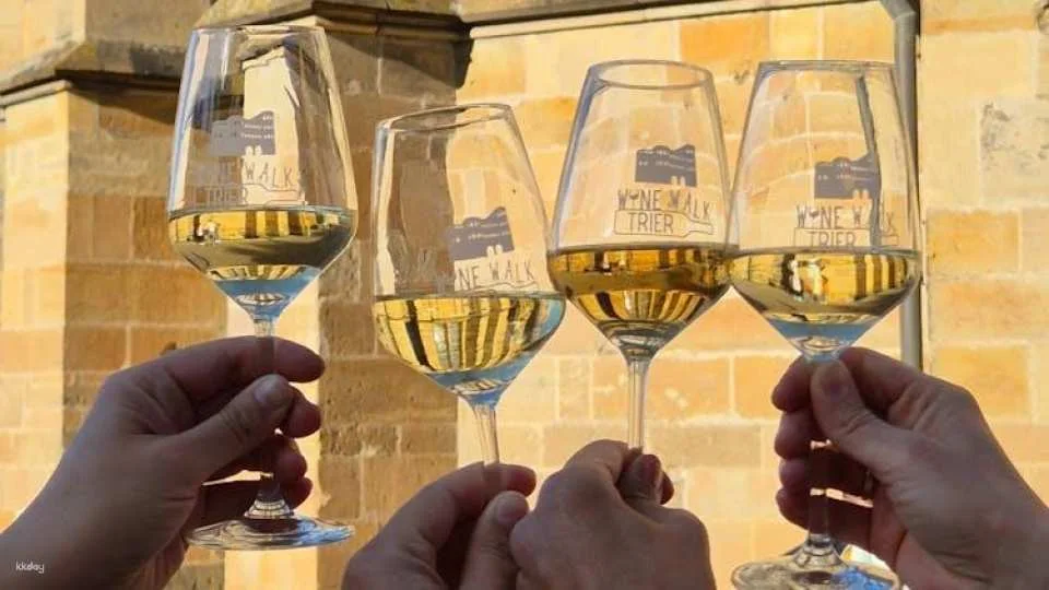 Guided tour with wine tasting in Trier's historic centre in English