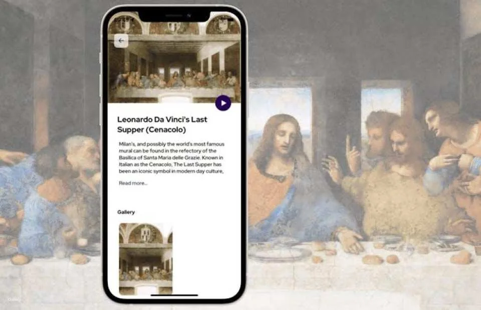 Audio guide for the Last Supper in Santa Maria delle Grazie