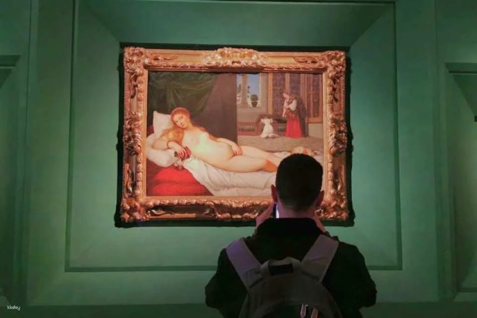 Timed Uffizi access with audio app