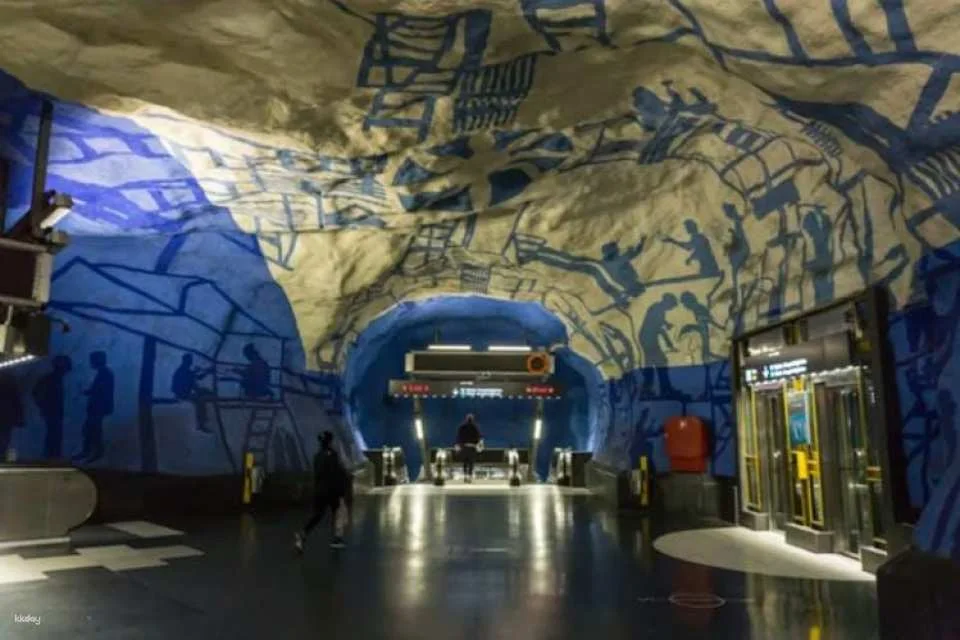 Stockholm subway system art and photo gallery tour