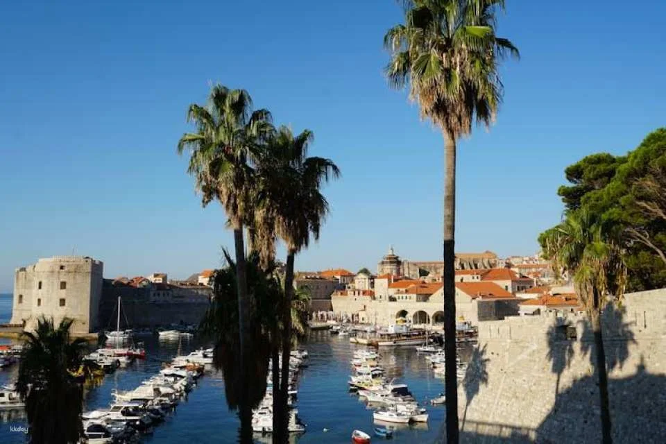 The awakening of Dubrovnik and first morning coffee