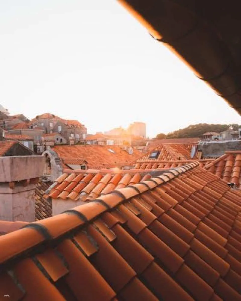 The awakening of Dubrovnik and first morning coffee