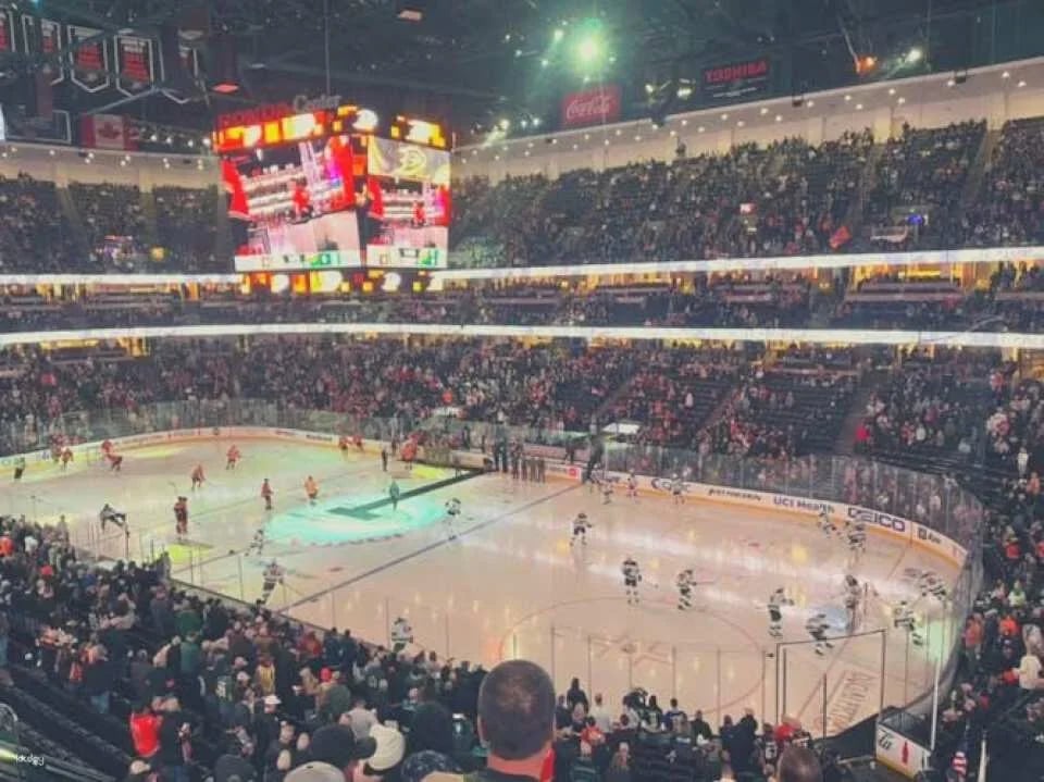 Anaheim Ducks ice hockey game ticket at Honda Center