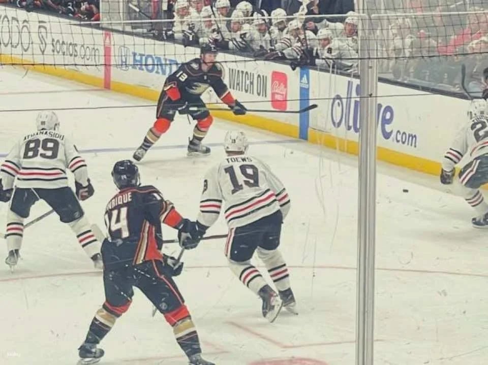Anaheim Ducks ice hockey game ticket at Honda Center