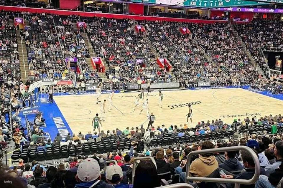 Detroit Pistons Basketball Game at Little Caesars Arena