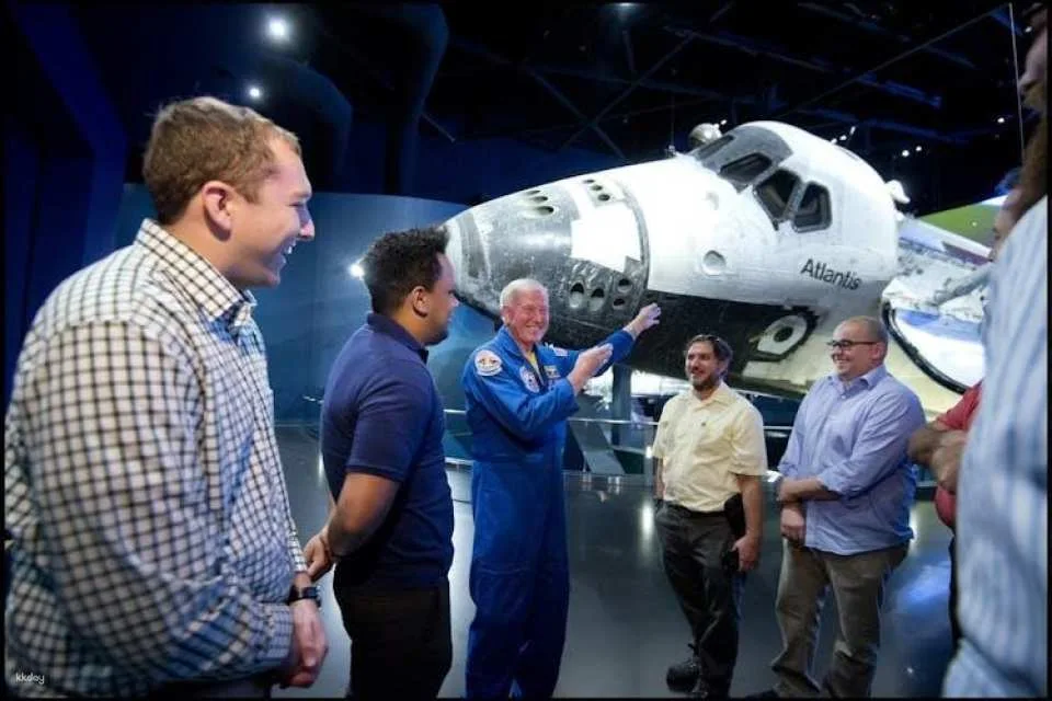 Admission to the Kennedy Space Centre for adults at the children’s rate, including add ons