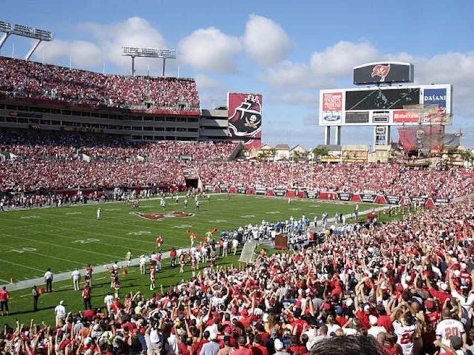 Tampa Bay Buccaneers Football Game at Raymond James Stadium