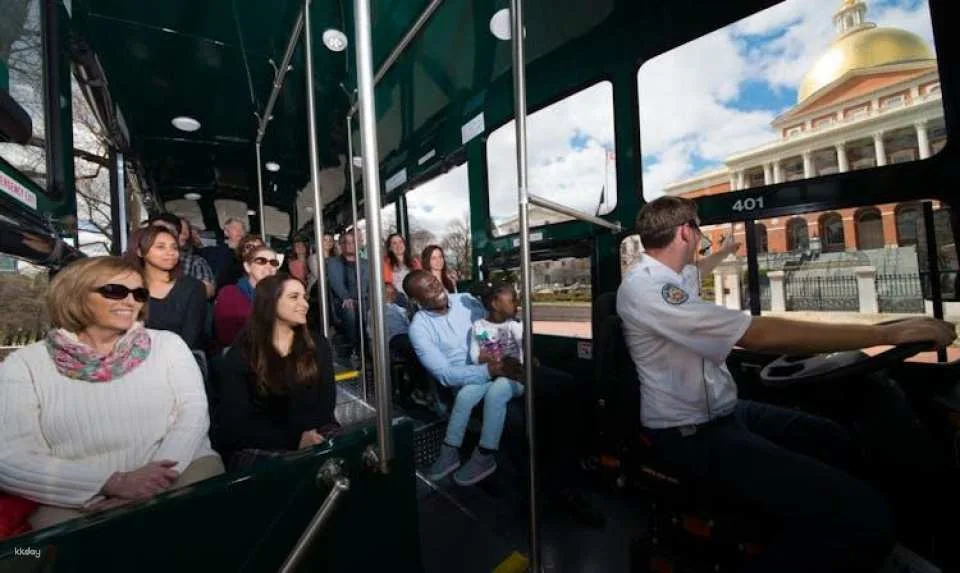 1-Day or 2-Day Hop-On Hop-Off Trolley Tour of Boston