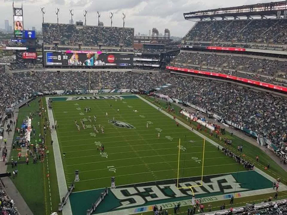 Philadelphia Eagles football game ticket at Lincoln Financial Field