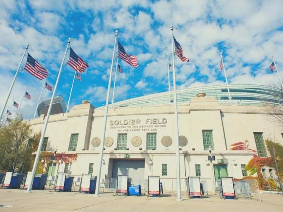 Chicago Bears football game ticket at Soldier Field