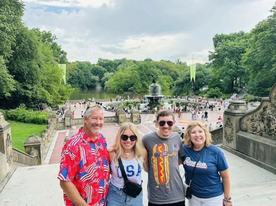 Guided pedicab tour through New York's Central Park