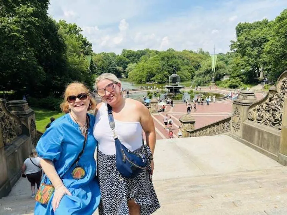 Guided pedicab tour through New York's Central Park