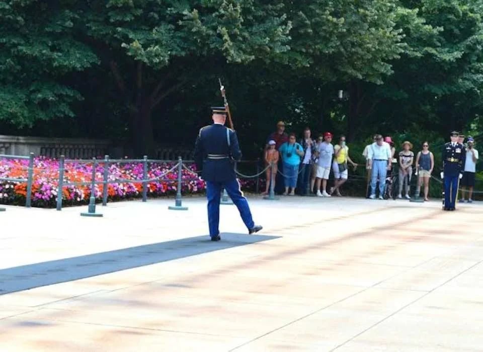 Arlington Cemetery with Changing of the Guards