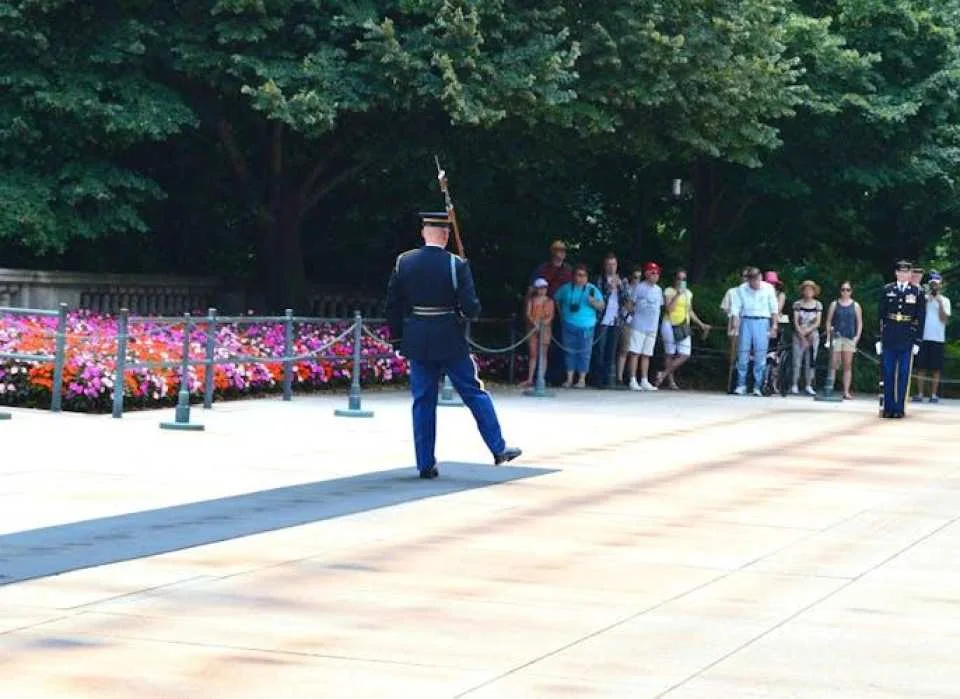Arlington Cemetery with Changing of the Guards