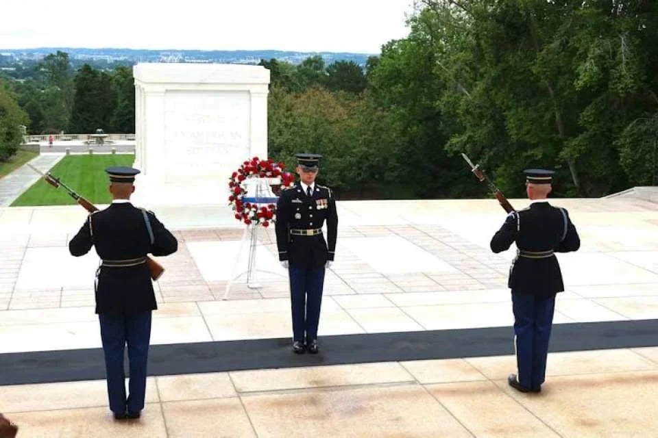 Arlington Cemetery with Changing of the Guards
