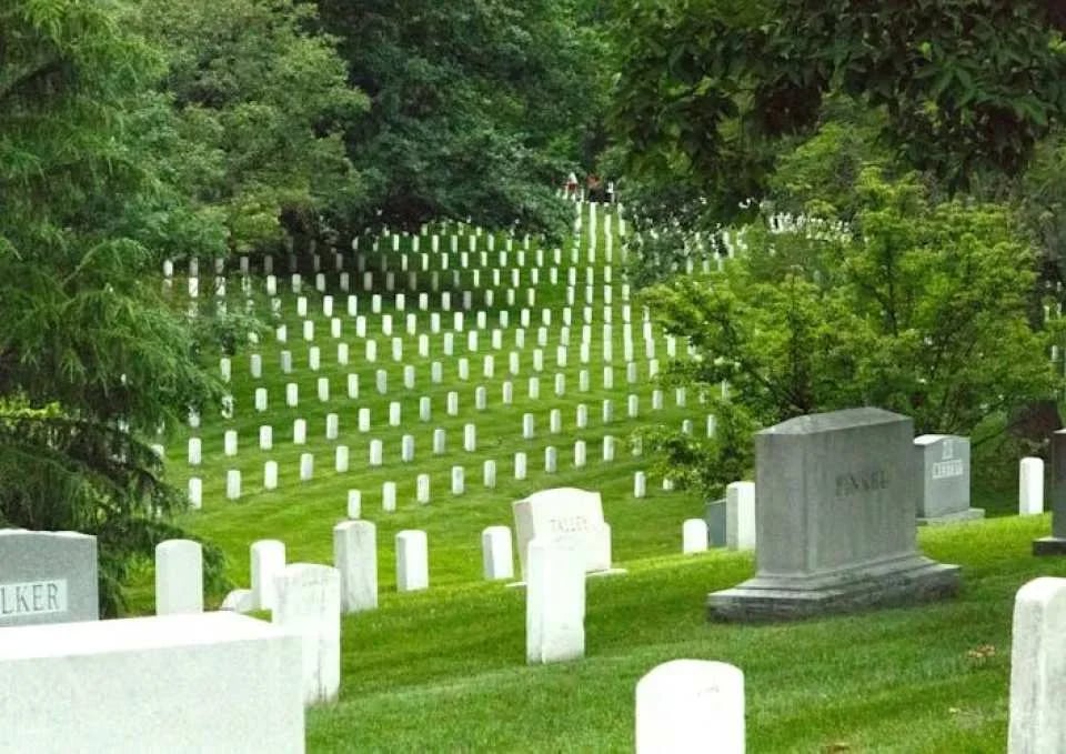 Arlington Cemetery with Changing of the Guards