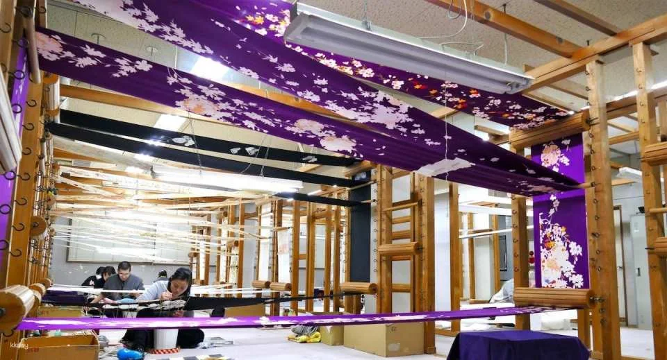 Kyoto, Japan | A Tour of Hand-Painted Kyoto Yuzen Kimono Workshops Led by Fushimi Traditional Craft Masters & Yuzen Dyeing Experience
