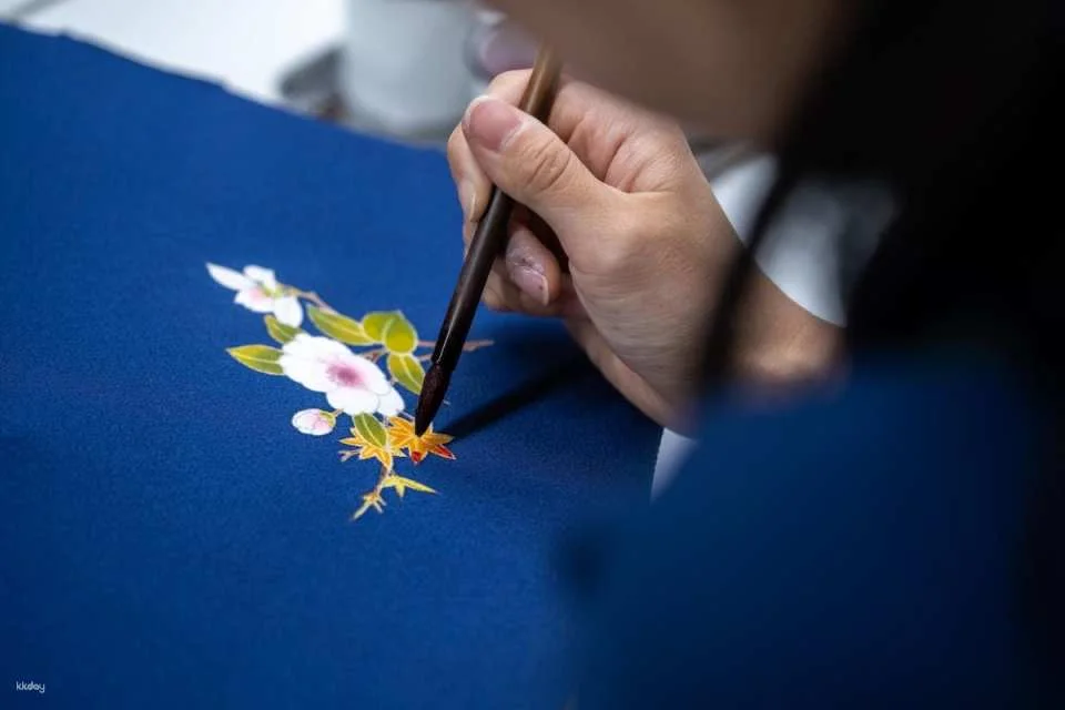 Kyoto, Japan | A Tour of Hand-Painted Kyoto Yuzen Kimono Workshops Led by Fushimi Traditional Craft Masters & Yuzen Dyeing Experience