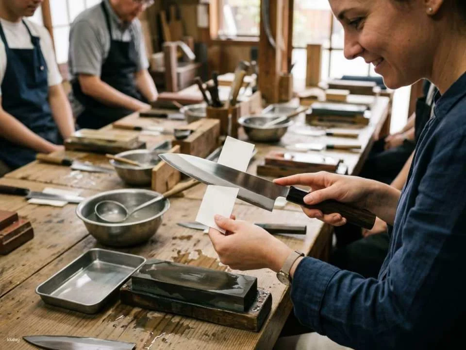 Kyoto Kawaramachi Artisan Workshop Experience: Make wooden chopsticks and enjoy ramen, sharpen knives and learn how to make Kintsugi matcha.