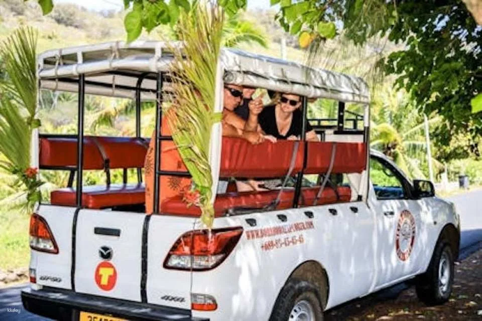 Bora Bora morning cultural four-wheel drive tour with a guide