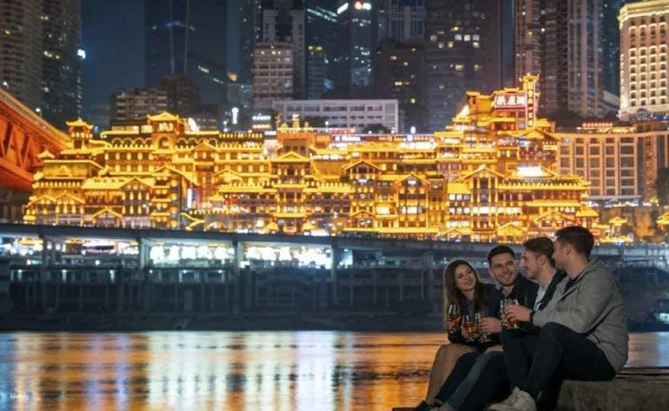 Private Yangtze River cruise by night in Chongqing