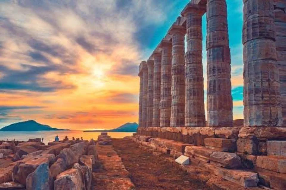 Cape Sounio sunset guided tour in Spanish (617058)