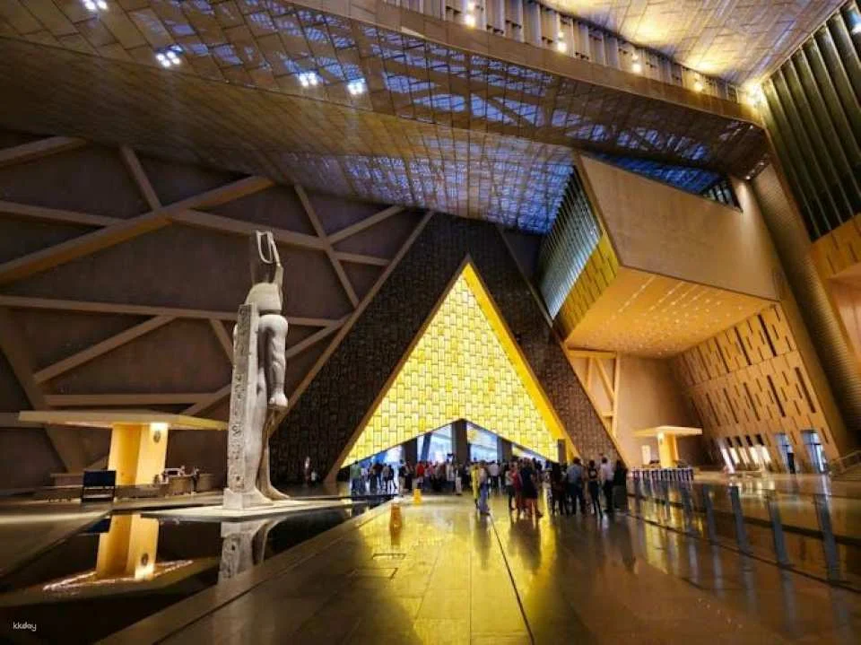 Grand Egyptian Museum and Giza Pyramids by plane from Sharm