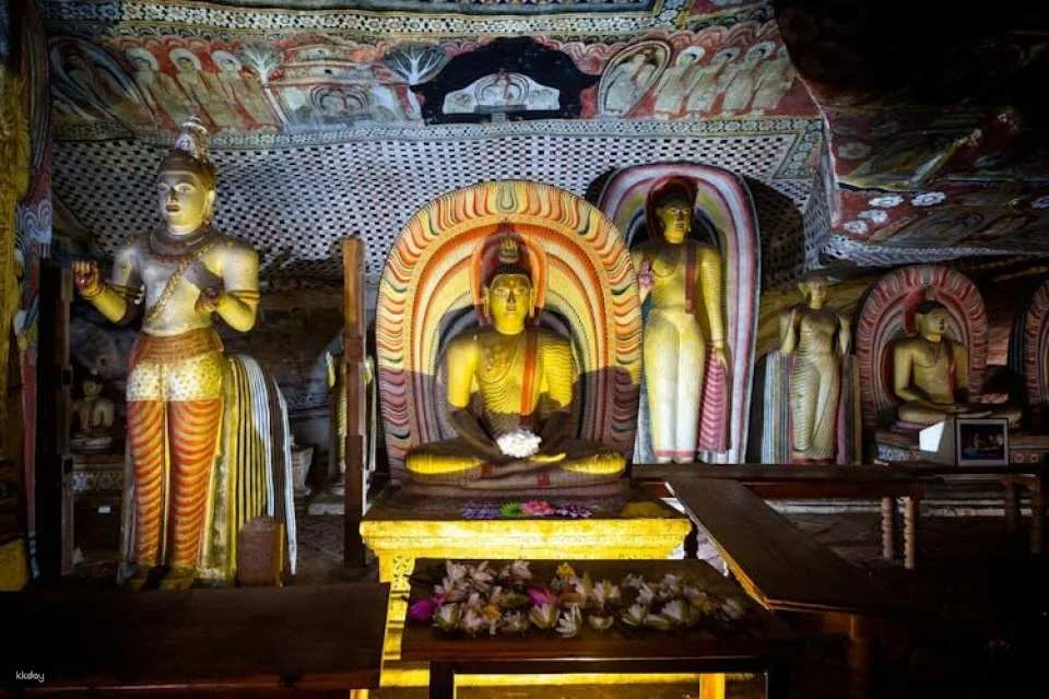 Sigiriya Lion Rock and Dambulla Cave Temple tour in Sri Lanka
