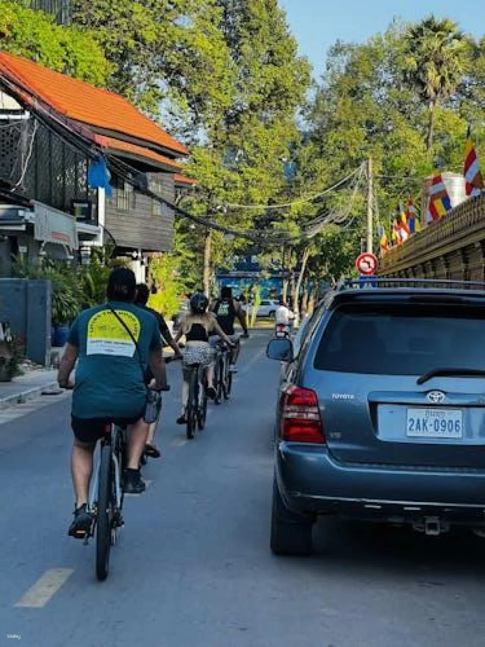 Siem Reap sunset countryside cycling tour