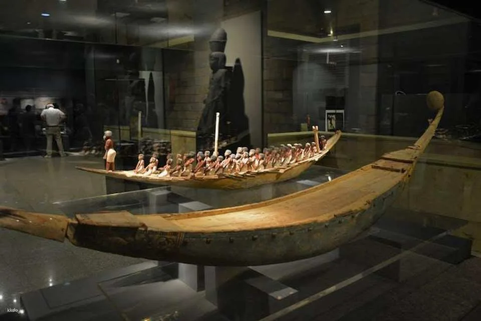 The Grand Egyptian Museum and Giza Pyramids with flights from Hurghada