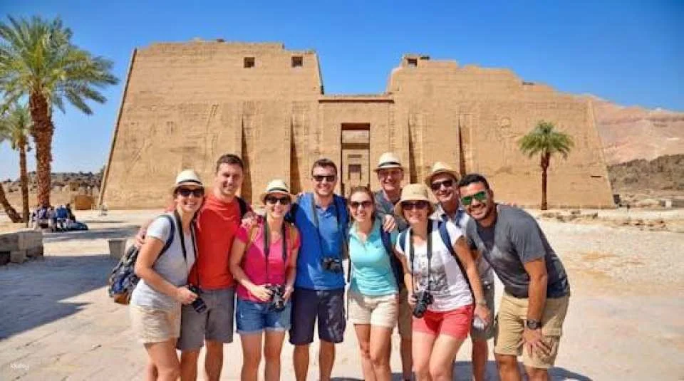 Kings Valley, Nobles, Felucca, Luxor and Habu Temples from Marsa Alam (617917)