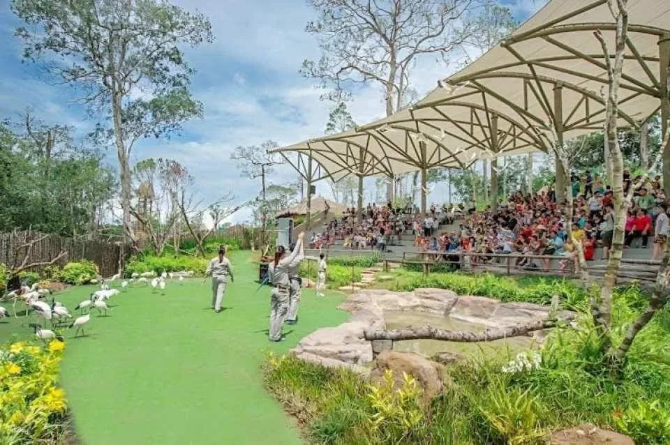 Entry to Vietnam's semi-wildlife park with safari experience