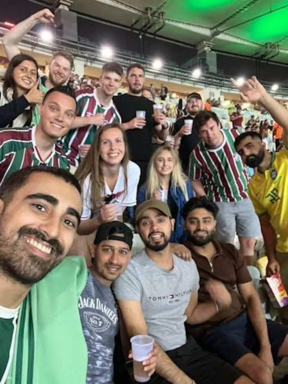 Rio de Janeiro Fluminense football match at Maracanã