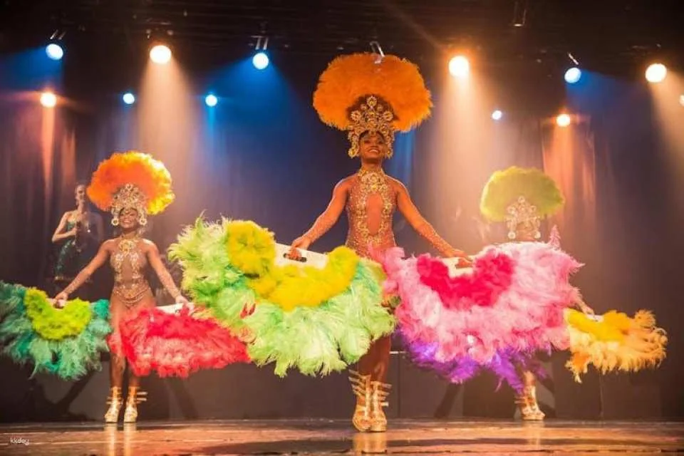 Ginga tropical carnival show with optional dinner