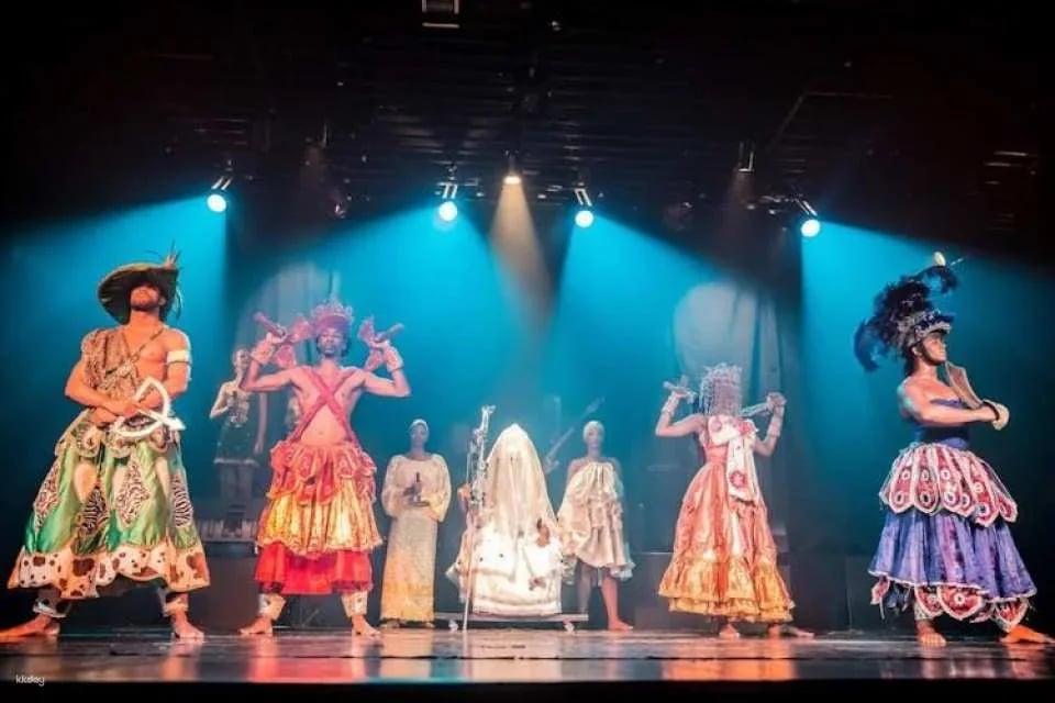 Ginga tropical carnival show with optional dinner