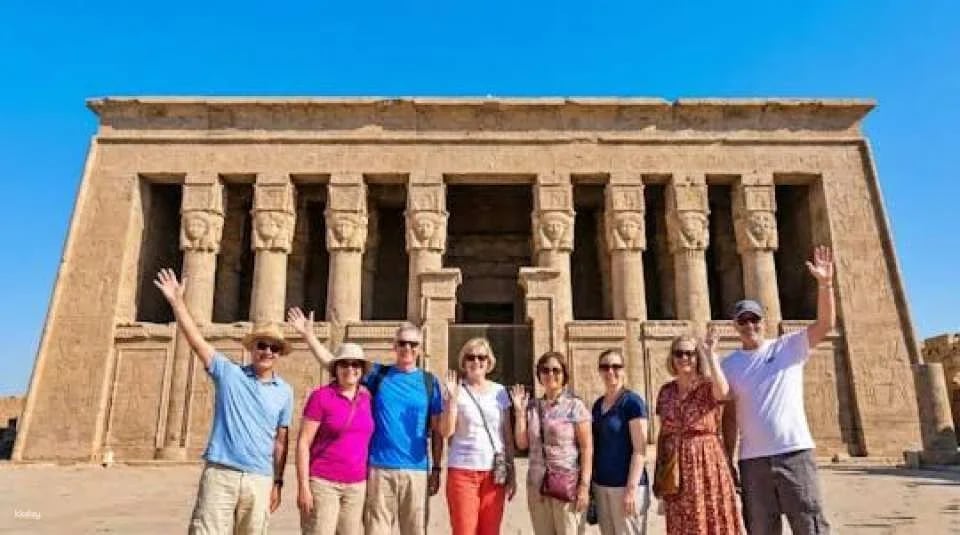 The temples of Dendera and Abydos from Luxor