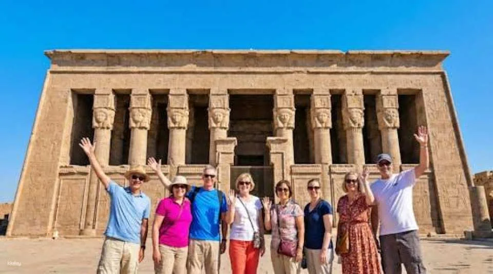 The temples of Dendera and Abydos from Luxor