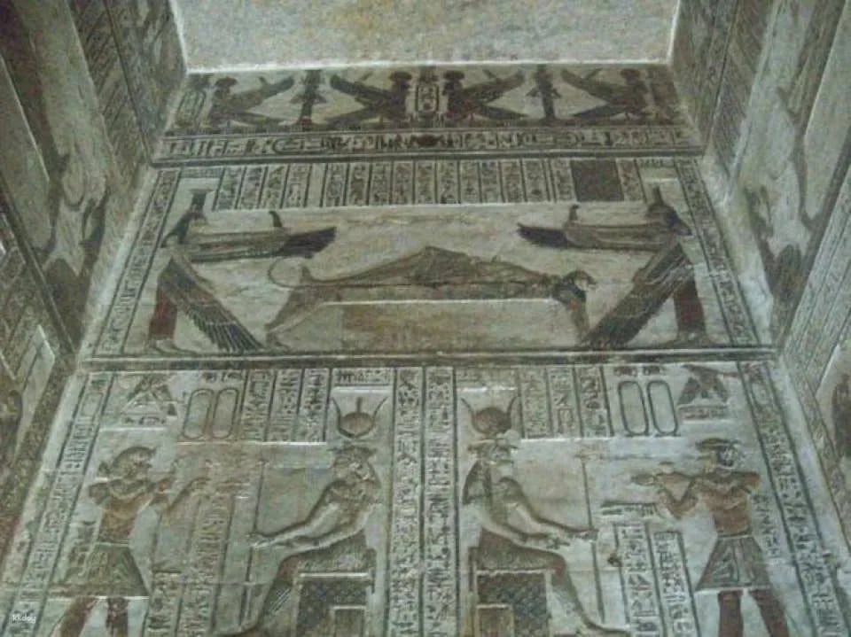 The temples of Dendera and Abydos from Luxor