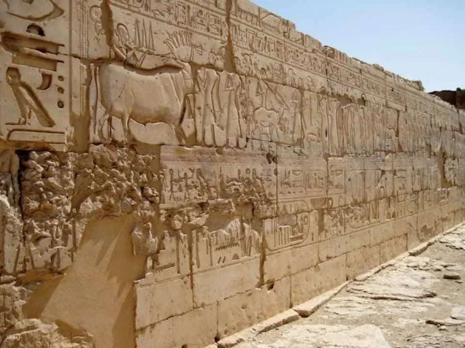 The temples of Dendera and Abydos from Luxor