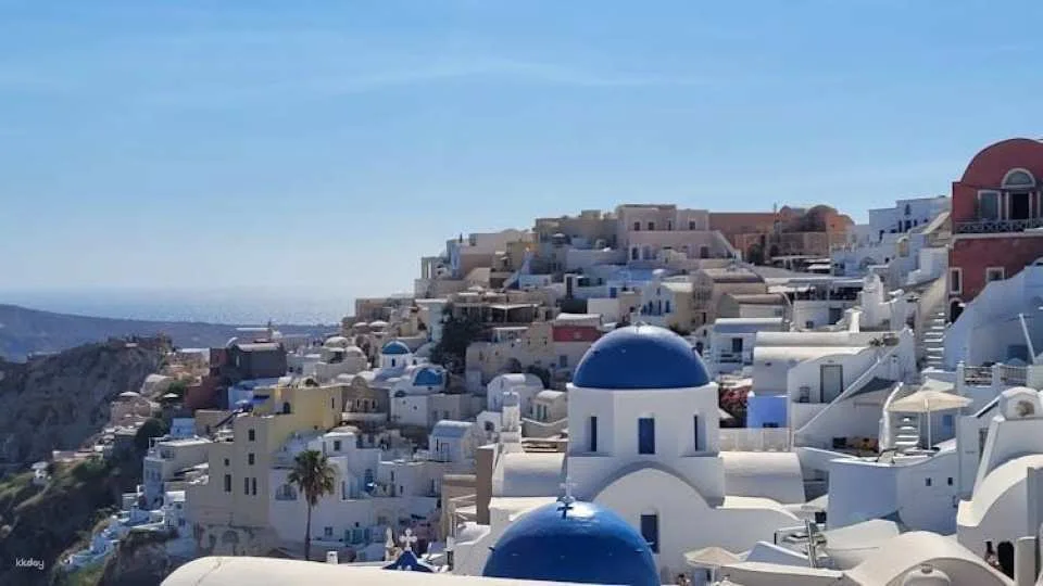 Santorini half-day family tour with wine museum visit